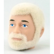 Cabeça Jake cabelo branco com barba - Cotswold
