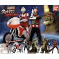 ULTRAMAN & New Cyclon go e Kamen Rider - HG ULTRAMAN vs KAMEN RIDER  GASHAPON