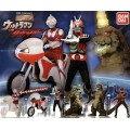 ULTRAMAN & New Cyclon go e Kamen Rider - HG ULTRAMAN vs KAMEN RIDER  GASHAPON