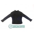 BLUSA AVENTUREIRO PRETA grossa / canelado - GRUNGATOYS