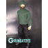 Conjunto Blusa Aventureiro + Gorro verde canelado leve - GRUNGATOYS