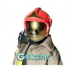 CAPACETE BOMBEIRO VERMELHO  - GRUNGATOYS