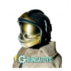 CAPACETE BOMBEIRO PRETO  - GRUNGATOYS