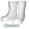 Botas Cano Alto brancas - Grungatoys