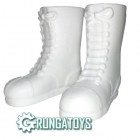 Botas Cano Alto brancas - Grungatoys