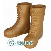 Botas Cano Alto bege - Grungatoys