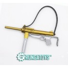 Metralhadora greasegun prata/dourada - GRUNGATOYS
