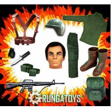 KIT CONJUNTO FRENTE DE BATALHA COM CABEÇA - GRUNGATOYS