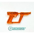 PISTOLA LASER CRISTAL LARANJA GRUNGATOYS