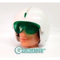 Capacete piloto branco - Grungatoys