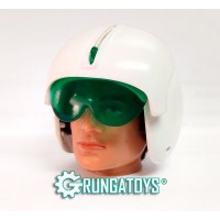 Capacete piloto branco - Grungatoys