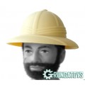 Capacete Safari - Pith Helmet - Grungatoys